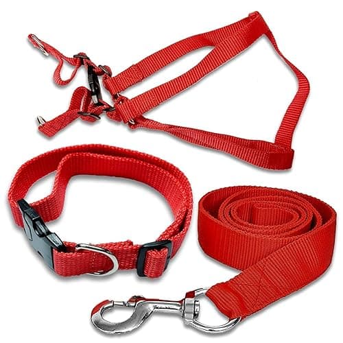 Boltz Premium Reflective Dog Vest Harness, Comfortable Vest with Quick-Release Buckles for Small, Medium & Large Dogs, No-Pull Dog Harness – Black, Adjustable & Reflective - Black