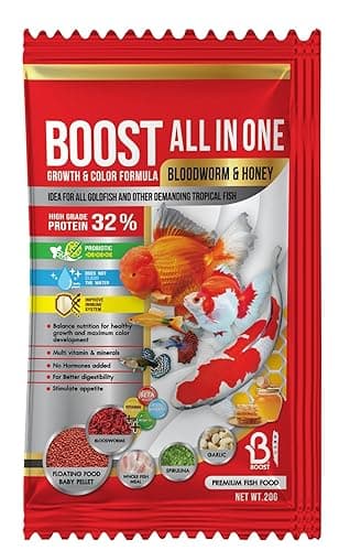 Boost All-in-One Fish Food | Baby Pellets | Complete Daily Nutrition for All Aquarium Fish | 20 g