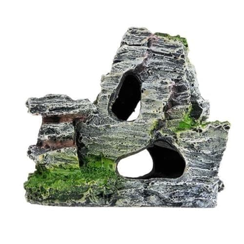 CALANDIS™ 4xAquarium Ornament Fish Tank Decor Crab View Stone Terrarium Cave 10x5.5x9cm | Decorations | Fish & Aquariums