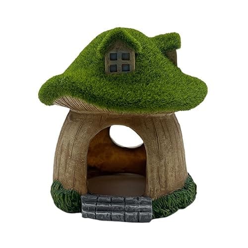 Club Bollywood®Aquarium Mushroom House Hideout Landscape Ornament for Table Reptiles Style B|Pet Supplies | Fish & Aquariums |1 Mushroom House Fish Tank Cave Ornament