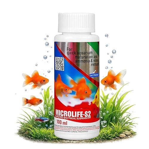 Foodie Puppies Aquatic Remedies Micro Life S2-100ml | Suitable for Fresh Water & Salt Water | Liquid Bacterial Suspension/Water Conditioner with Free Key Ring