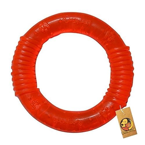 Foodie Puppies Dog Rubber Dental Chew Ring Toy - (Chew Ring Toy) | Interactive Teeth Cleaning, Playing, Training, and Fetch Toys | Small to Medium Dogs | Good Dental and Gum Health for Your Pet