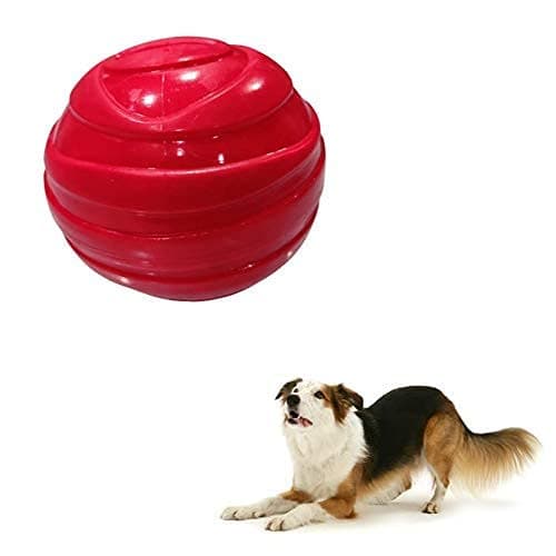 PSK PET MART India Latex Squeaky Rubber Football Toy for Puppy, Dog and Cat - Color May Vary (Large) with Squeaky Sound