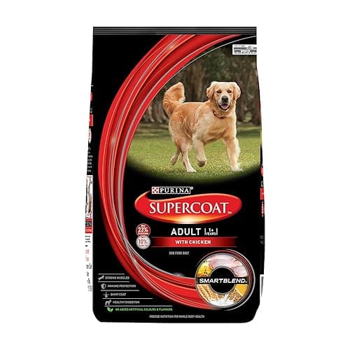 PURINA SUPERCOAT Adult Dry Dog Food, Chicken- 10Kg Pack