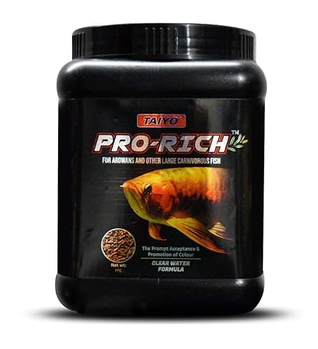 Taiyo Pro-Rich for Arowana and Other Large Carnivorous Dry Fish Food of All Life Stages, 280 g
