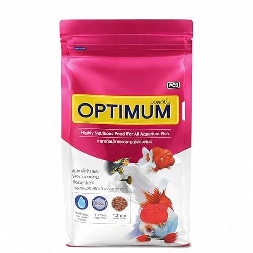 TED TABBIES New Optimum 2025 Fish Food - 500gm (MINI Pellet) | Highly Digestible & Added with Meal, Corn Protein FishMeal & FishOil | Highly Nutritious Food for Aquarium Pets, All Life Stages