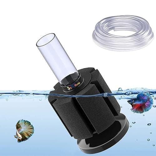 VAYINATO® (2835) Super Biochemical Mini Sponge Filter for Aquarium Fish Tank with Free 2 Meter Air Hose Tube | Suitable for Fresh and Sea Water Appliances (Air Pump Not Included) By Petzlifeworld