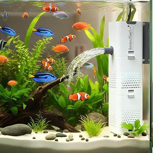 Vayinato Xiaoli XQP Series Multi-Function Submersible Filtration Pump (XQP-500F | 5W | 500L/h | Suitable for 2 Ft Tank)