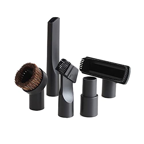 32mm Vacuum Attachments Accessories, Vacuum Cleaning Set Brush Nozzle Crevice Tool with 35mm to 32mm Hose Adapter 5pcs