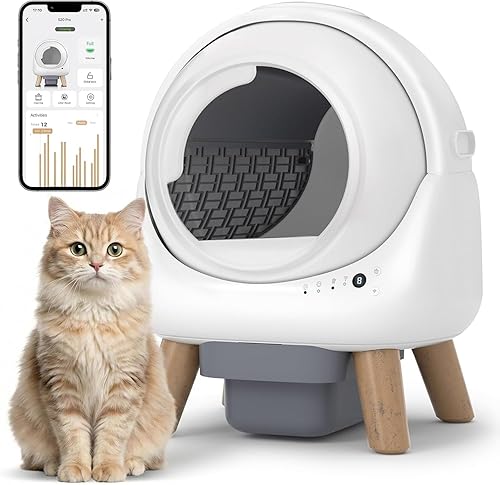 Automatic Litter Box, White