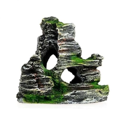 CALANDIS™ 4xAquarium Ornament Fish Tank Decor Crab View Stone Terrarium Cave 11x5x11cm | Decorations | Fish & Aquariums