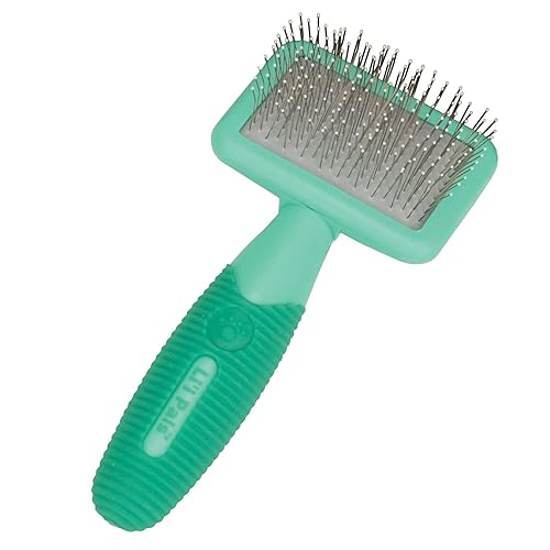 Coastal Pet Li'l Pals Dog Slicker Brush with Coated Tips - Dog Grooming Brush for Small Breeds & Puppies - One Size (3.25â x 7.25â)