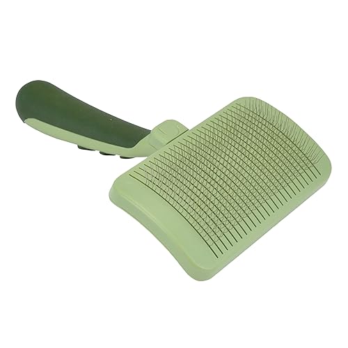 Coastal Pet Safari Dog Self-Cleaning Slicker Brush - Dog Deshedding Brush - Prevents Mats and Tangled Hair - For Dogs with Short or Long Hair - Large - 8" x 4.5"