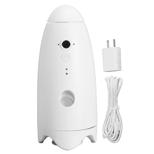 Dog Camera Treat Dispenser, 360 Degree Rotation Remote Control, Smart Pet Monitoring Camera with Dog Treat Dispenser
