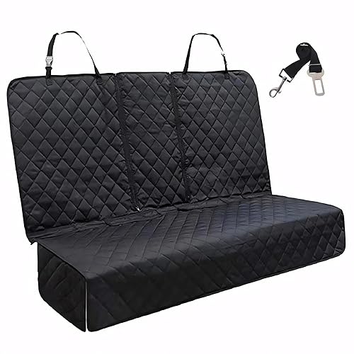 Dog Car Seat Cover for Back Seat Pet Cover for Dogs Waterproof Car Seat Protector Bench Seat Cover, Scratchproof Nonslip Durable Car Seat Covers for SUV,Truck &Cars(Standard Size:52W*48L)