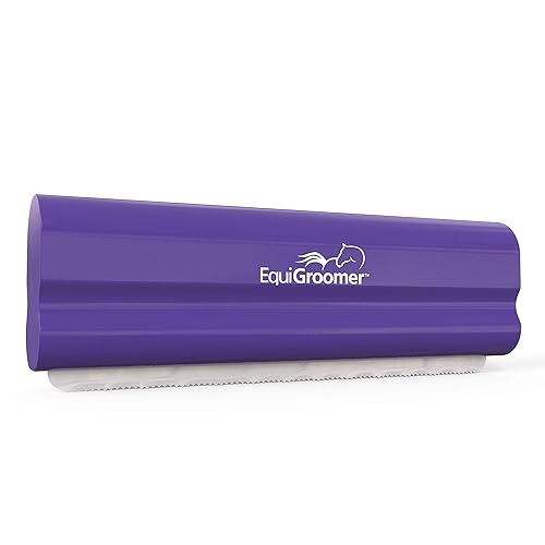 EasyGroomer Deshedding Brush for Dogs & Cats â Undercoat Grooming Tool for Short & Long Hair, Removes Loose Fur & Dirt, Reduces Shedding for Small & Large Pets, Purple