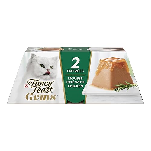 Fancy Feast Gems Pate Cat Food Mousse With Chicken and a Halo of Savory Gravy Cat Food - (Pack of 8) 4 oz. Boxes
