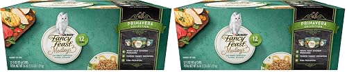 Fancy Feast Purina Wet Cat Food Variety Pack, Medleys Primavera Collection - (4 Packs of 12) 3 oz. Cans