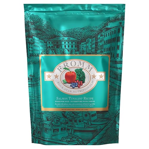 Fromm Four-Star Nutritionals Salmon Tunalini Dog Food - Premium Dry Dog Food - Salmon Recipe - 4 lb