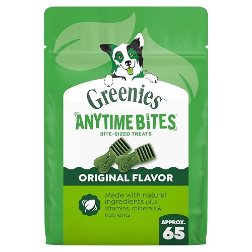 Greenies Anytime Bites Dog Treats, Original Flavor, Dog Training Treats, 10.3 oz. Bag