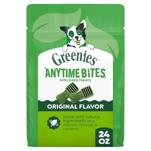 Greenies Anytime Bites Dog Treats, Original Flavor, Dog Training Treats, 24 oz. Bag