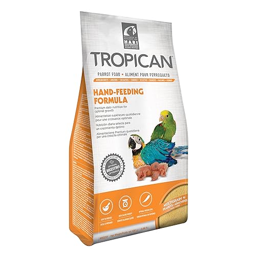 HARI Tropican Bird Food, Hagen Parrot Food Hand Feeding Formula, Easy to Mix, 4.4 lbs Bag