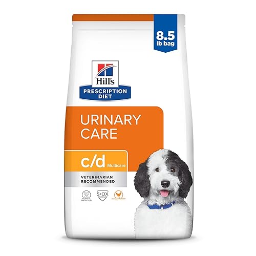 Hill's Prescription Diet c/d Multicare Urinary Care Dry Dog Food, Chicken, 8.5 lb. Bag