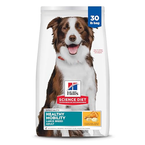Hill's Science Diet Adult Healthy Mobility Large Breed Dry Dog Food, Chicken Meal, Brown Rice, & Barley, 30 lb. Bag