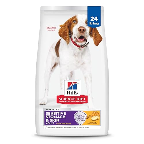 Hill's Science Diet Adult Sensitive Stomach & Skin Grain Free Dry Dog Food, Chicken & Potato, 24 lb. Bag (Updated Formula)