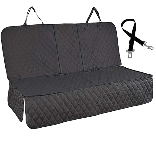 Honest Dog Car Seat Covers, Dog seat Cover with Side Flap for Cars, Trucks, and Suv's - Waterproof & Nonslip Pet Seat Cover for Backseat