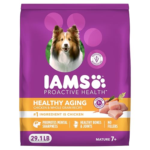 IAMS Proactive Health Dry Dog Food, Large Breed Mature Premium Adult Dog Food for Large Breeds, 29.1 lb. Bag