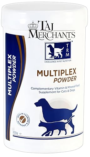 (Imported) TM Presents MULTIPLEX Vitamin and Mineral Supplement for Dogs and Cats||Rich in Taurine and Arginine||200 Gram