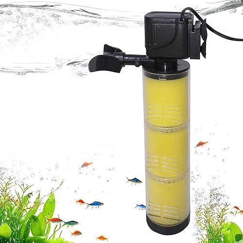 Jainsons Pet Products 4-in-1 Fish Aquarium Internal Filter (7002F) โ 25W Pure Copper Motor, 1500L/H Flow Rate, Efficient Filtration for Clean Aquariums