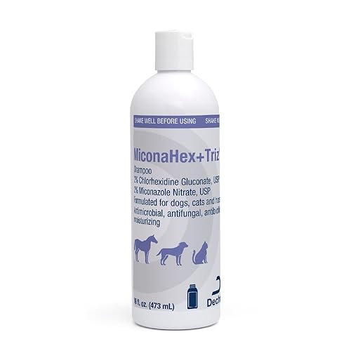 MiconaHex+Triz Shampoo for Dogs, Cats and Horses, 16 oz, Unscented