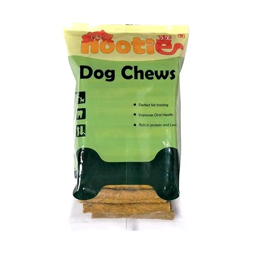 Nootie Chicken Dog Chew Sticks โ Munchy Treats for Young Adult Dogs | Protein-Rich, Tasty & Long-Lasting Chews | Suitable for All Breeds 1 kg (Pack of 1)