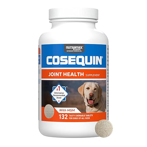 Nutramax Cosequin for Dogs Joint Health Supplement, Contains Glucosamine for Dogs, Plus Chondroitin, Supports Healthy Joints, Sprinkle Capsules, 132 Count