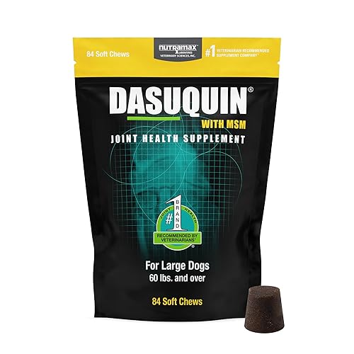 Nutramax Dasuquin for Large Dogs, Joint Health Supplement, Contains Glucosamine for Dogs, Plus Chondroitin, ASU, MSM and More, Supports Healthy Joints, Chewable Tablets, 150 Count