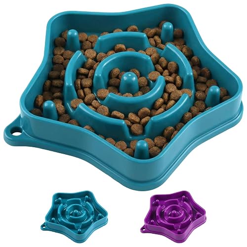 Pet Slow Feeder Bowl for Small Dogs, Puzzle Feeder for Petite Dogs, Anti-Choking, Slow Eating, 350ML Capacity, BPA-Free, Small Size