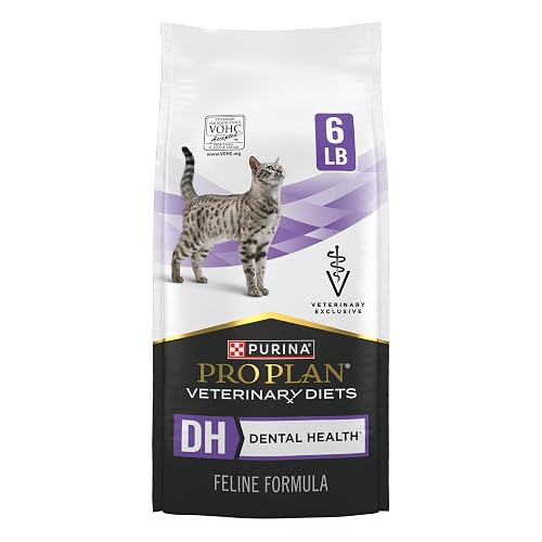 Pro Plan Veterinary Diets Purina DH Dental Health Feline Formula Dry Cat Food - 6 lb. Bag