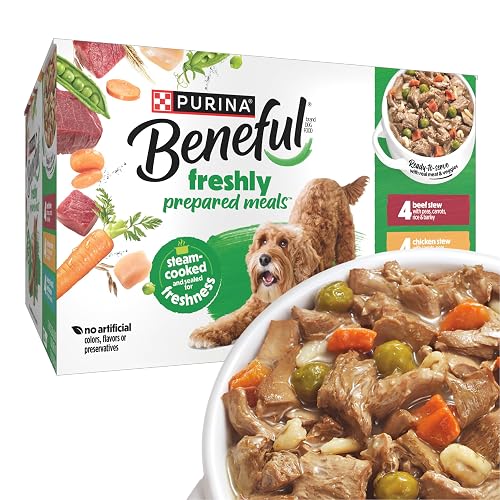 Purina Beneful Gravy Wet Dog Food Variety Pack, Prepared Meals Stew - (12) 10 oz. Tubs