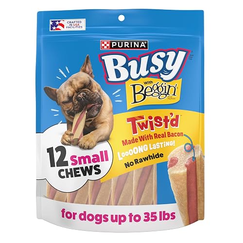 Purina Busy with Beggin’ Twist’d Mini Adult Dog Chew Bone Treats - 12 ct. Pouch