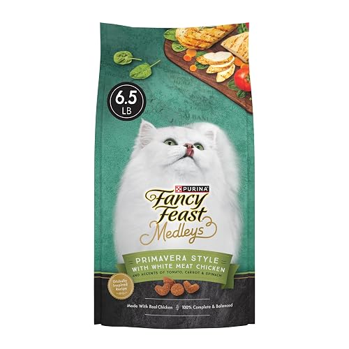 Purina Fancy Feast Medleys Primavera Style With White Meat Chicken and Accents of Tomato, Carrot and Spinach - 6.5 lb. Bag