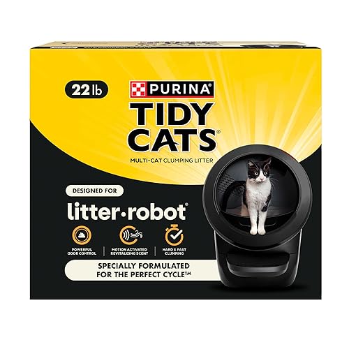 Purina Tidy Cats Cat Litter for Litter-Robot Clumping Cat Litter Odor Control Formula