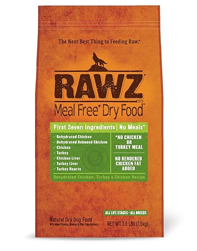 Rawz Meal Free Dry Dog Food (3.5 lb, Chicken & Turkey)