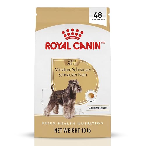 Royal Canin Breed Health Nutrition Miniature Schnauzer Adult Dry Dog Food, 10 lb Bag