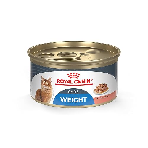 Royal Canin Feline Care Nutrition Weight Care Adult Thin Slices in Gravy Cat Food, 3 oz (Pack of 24)