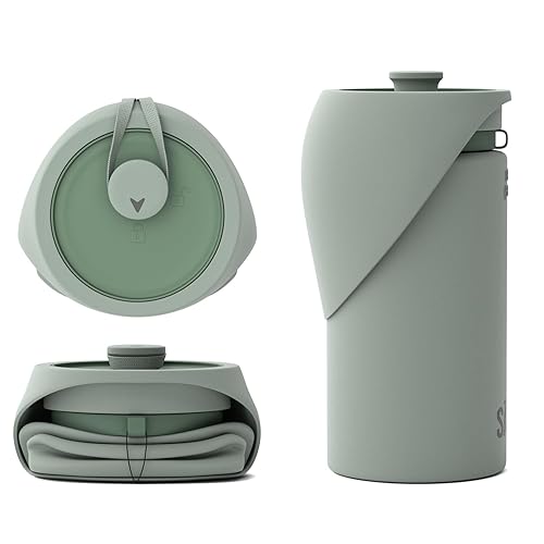 SÄKER Portable Dog Water Bottle, Collapsible Water Bottle for Dogs Perfect for Walking, Hiking and Outdoors | Works as a Portable Water Bowl | Designed in Montreal - 750ml