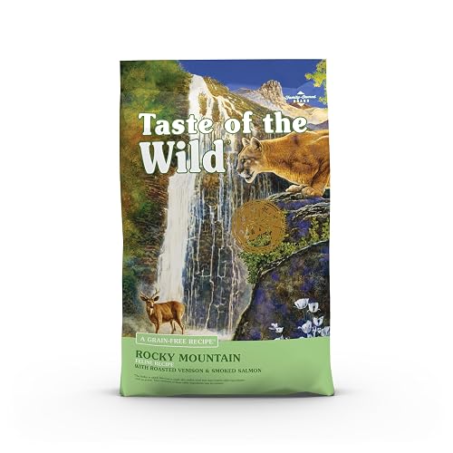 Taste Of The Wild Dry Cat Food, Rocky Mountain Feline Formula With Roasted Venison And Smoked Salmon, 5 Pound