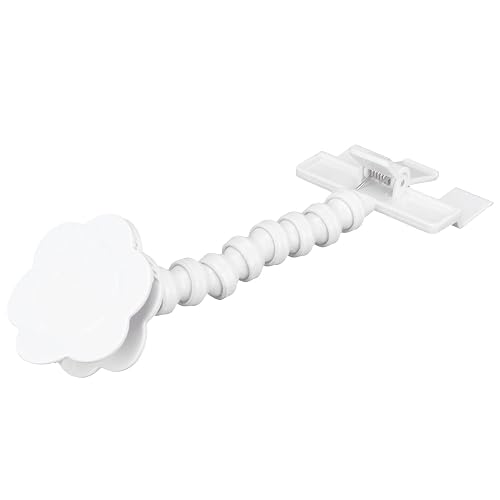 Ymiko , Dog Treat Camera with Flower Shaped Clip PVC Flexible Pet Selfie Dog Treat Camera Dispenser for Most Mobile Phones and Tablets (White)