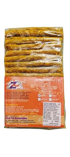 Zeal Pet Associates Chicken Flavoured Dog Chew Sticks | 1 kg Rawhide Treats for Dogs โ Long-Lasting & Tasty